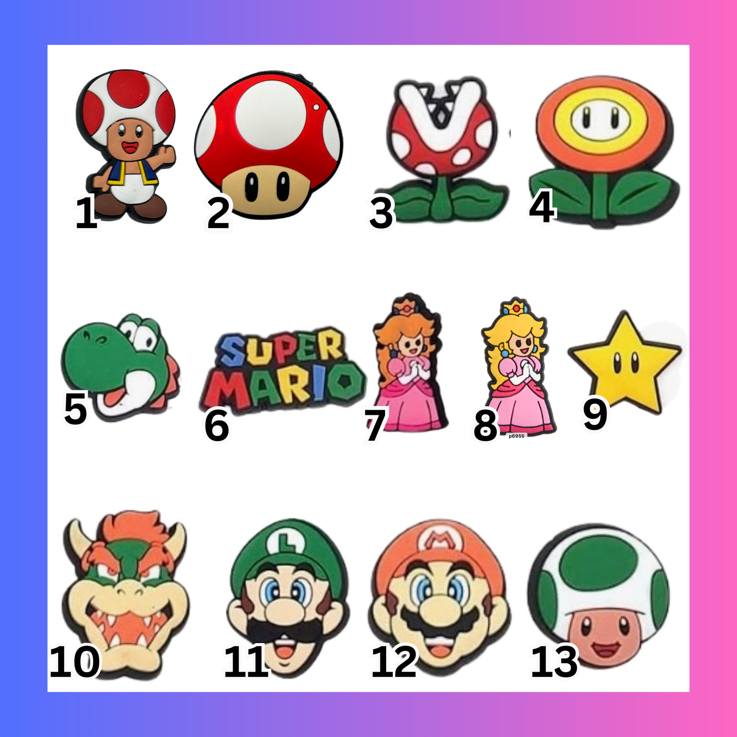 Mario Charms
