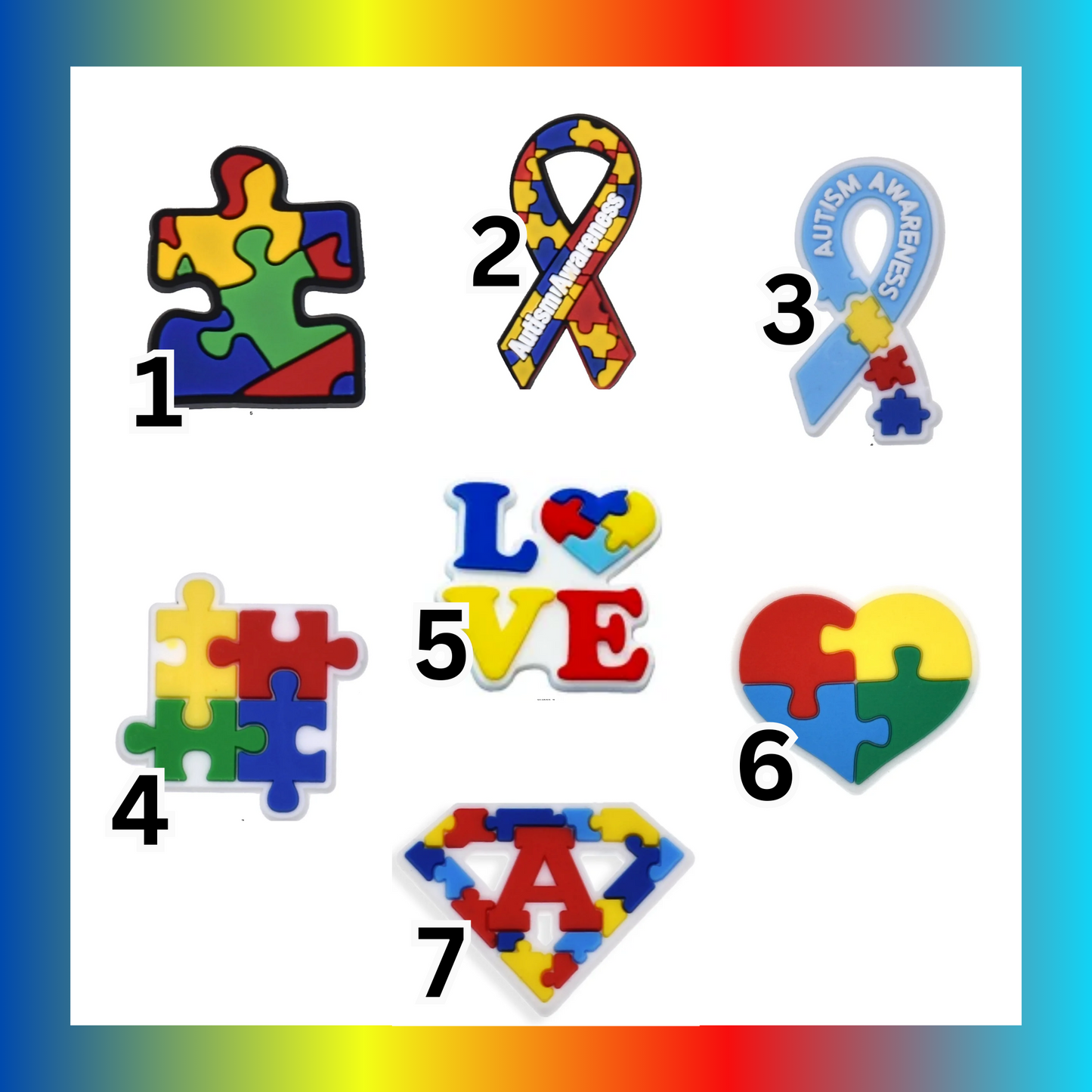Autism Awareness Charms