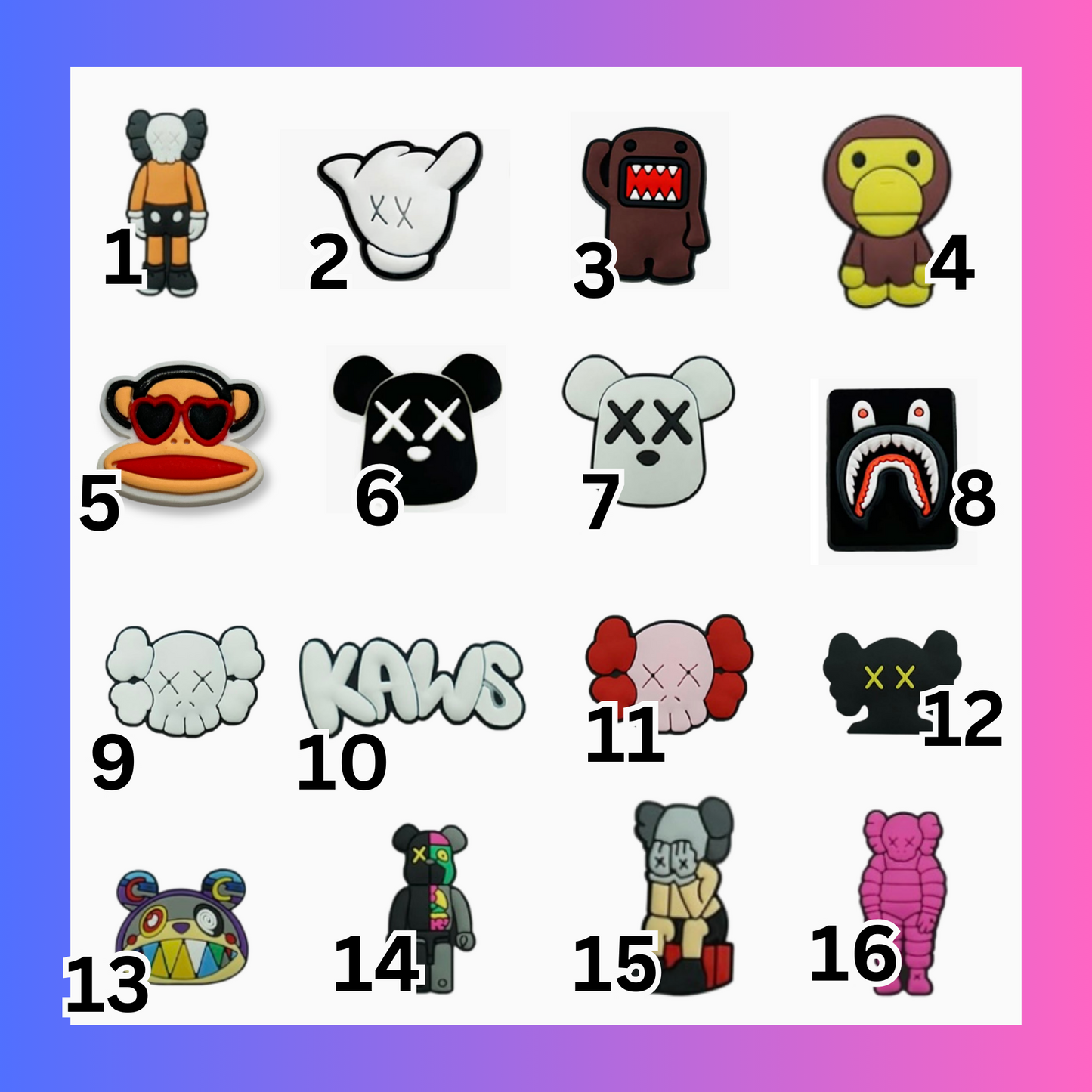 Kaws Charms