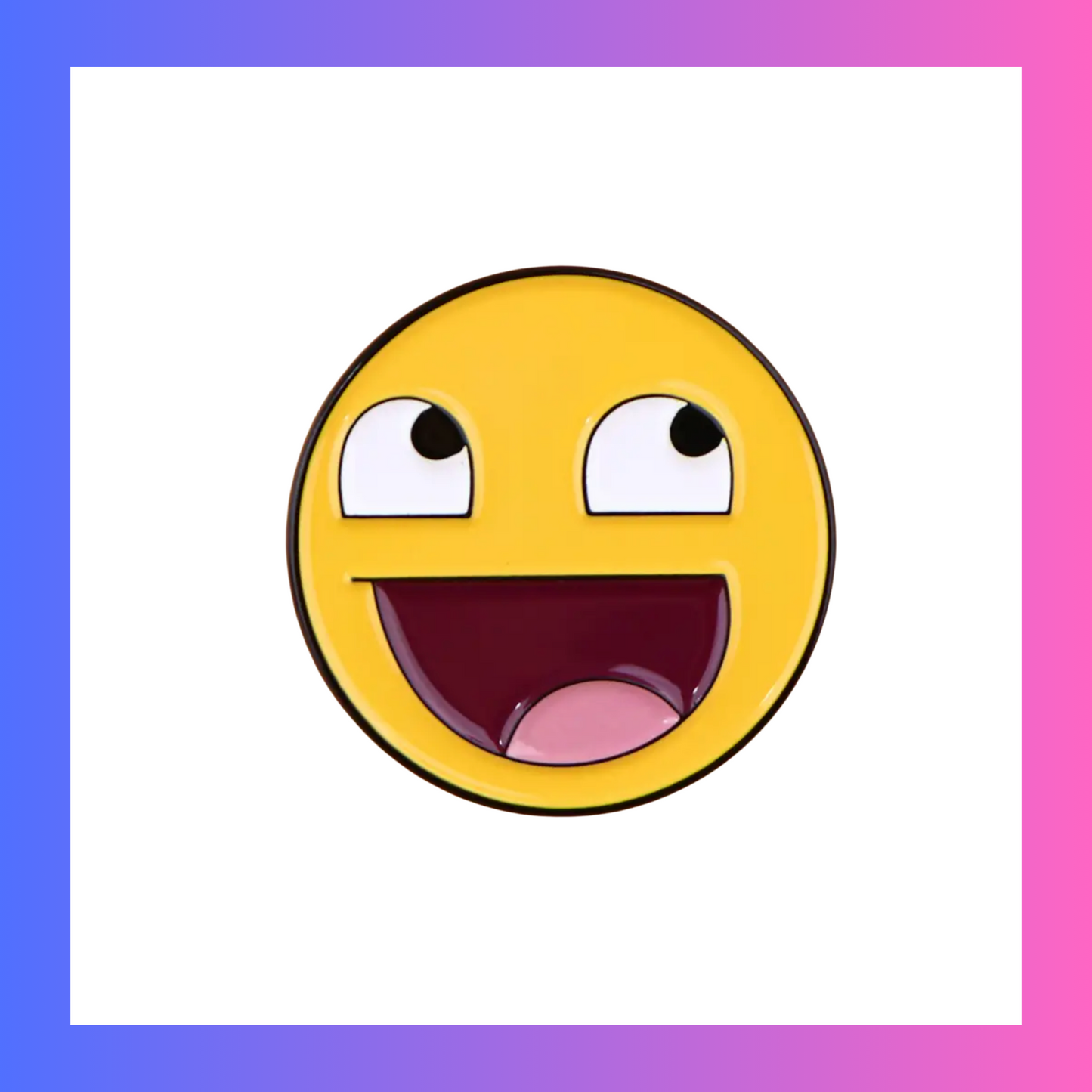 Happy Face Pin