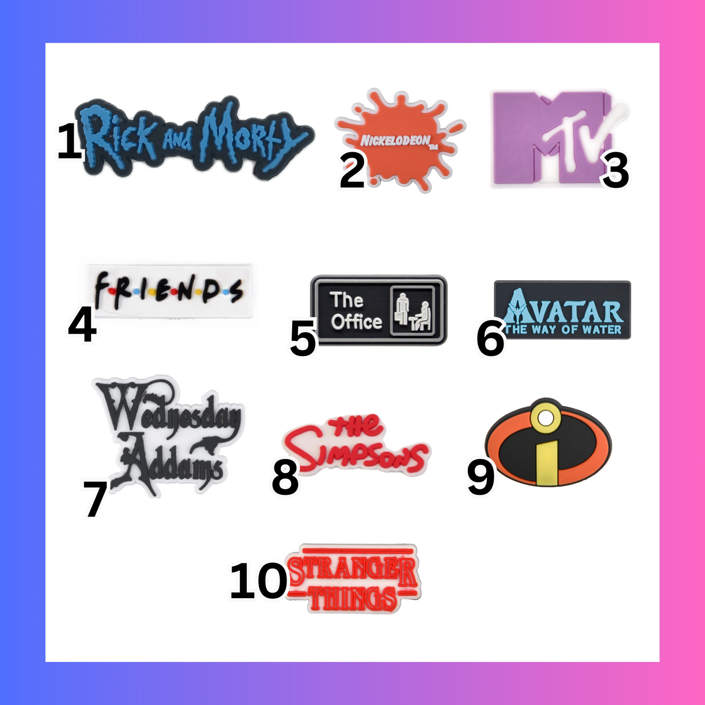 Shows and movies Charms