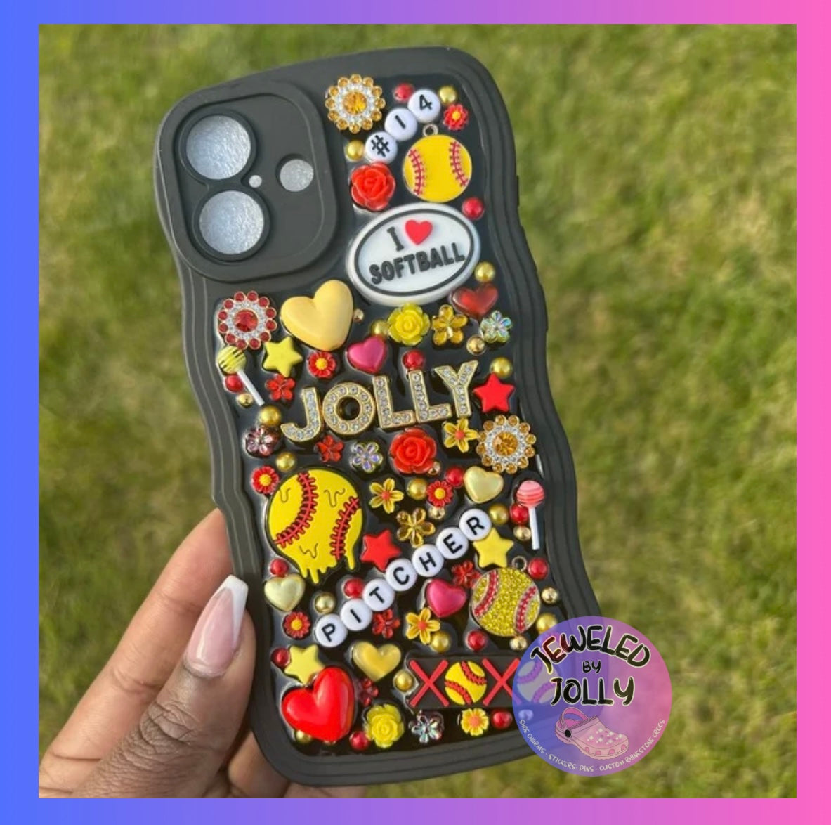 Themed iPhone Case - Softball