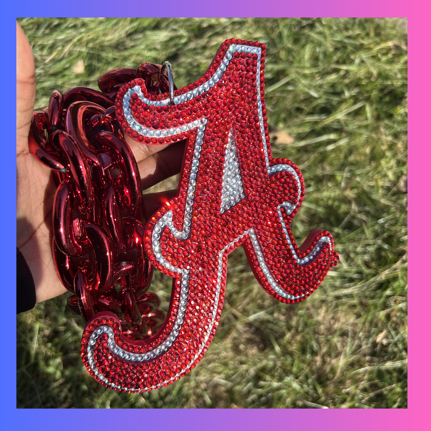 Rhinestoned Hype Chain