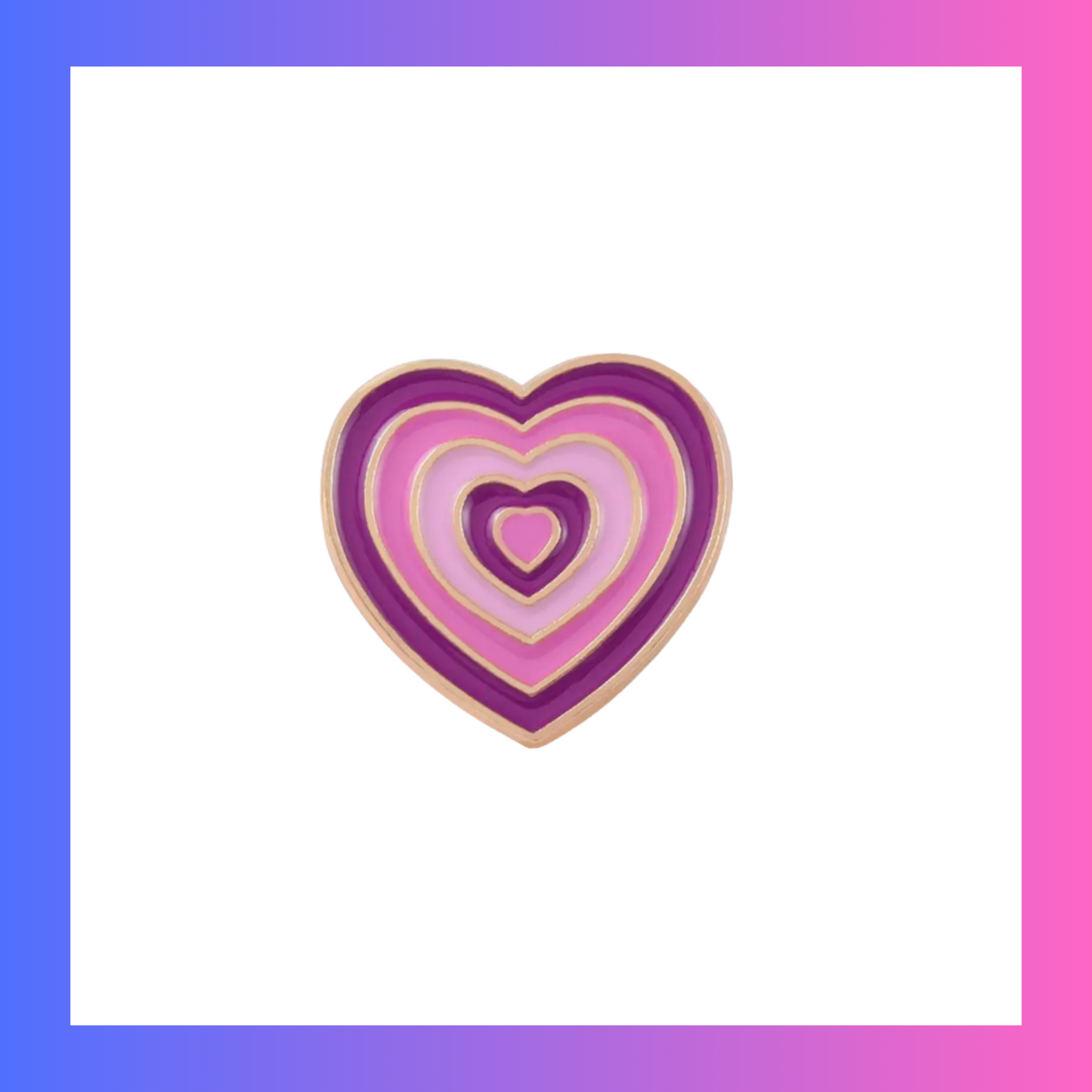 Purple hearts Pin