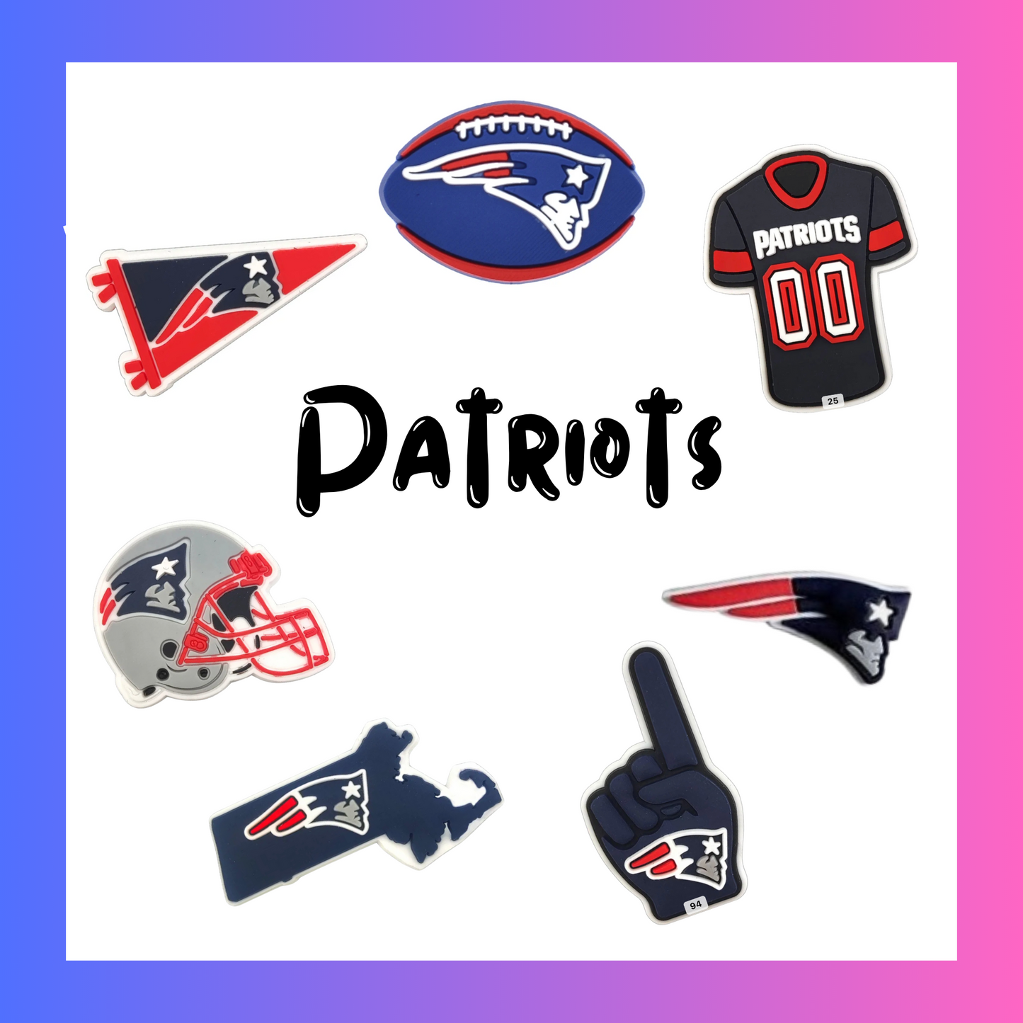 Patriots Charms