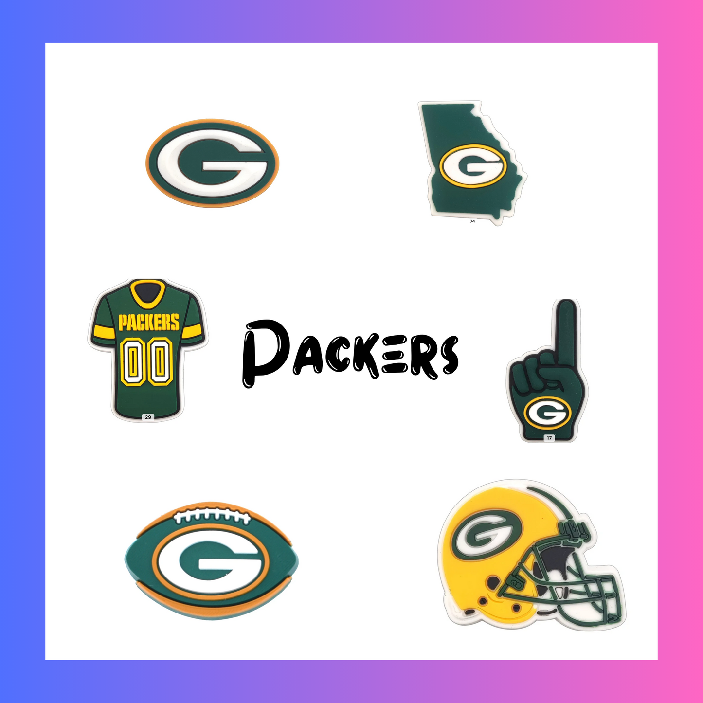 Packers Charms