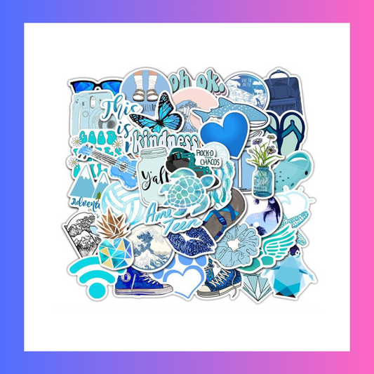 Blue Sticker Pack