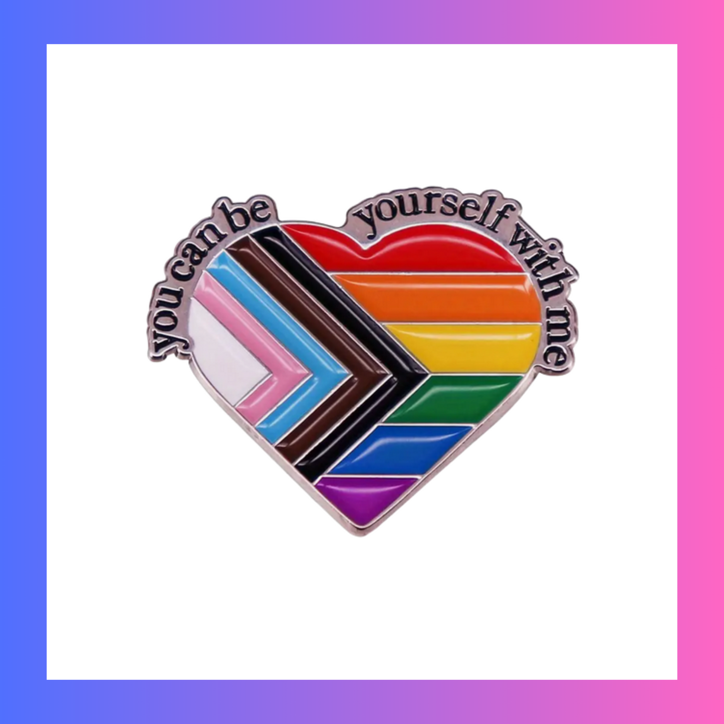 Pride Heart Pin