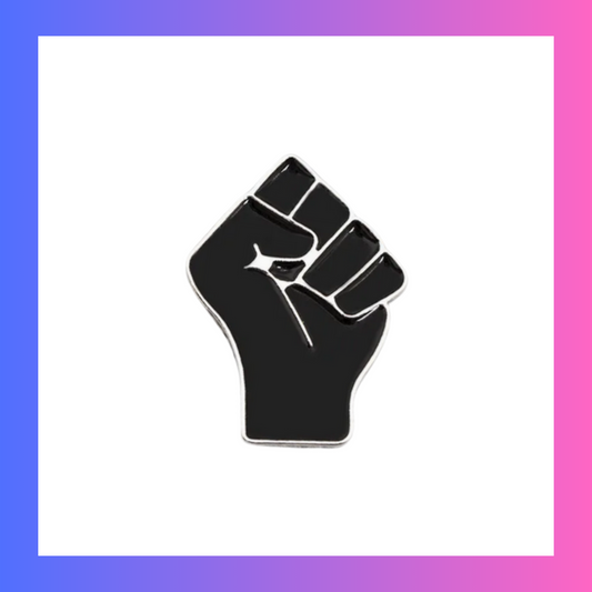 Black Fist Pin