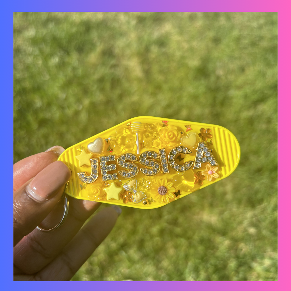 Junk Keychain - Yellow