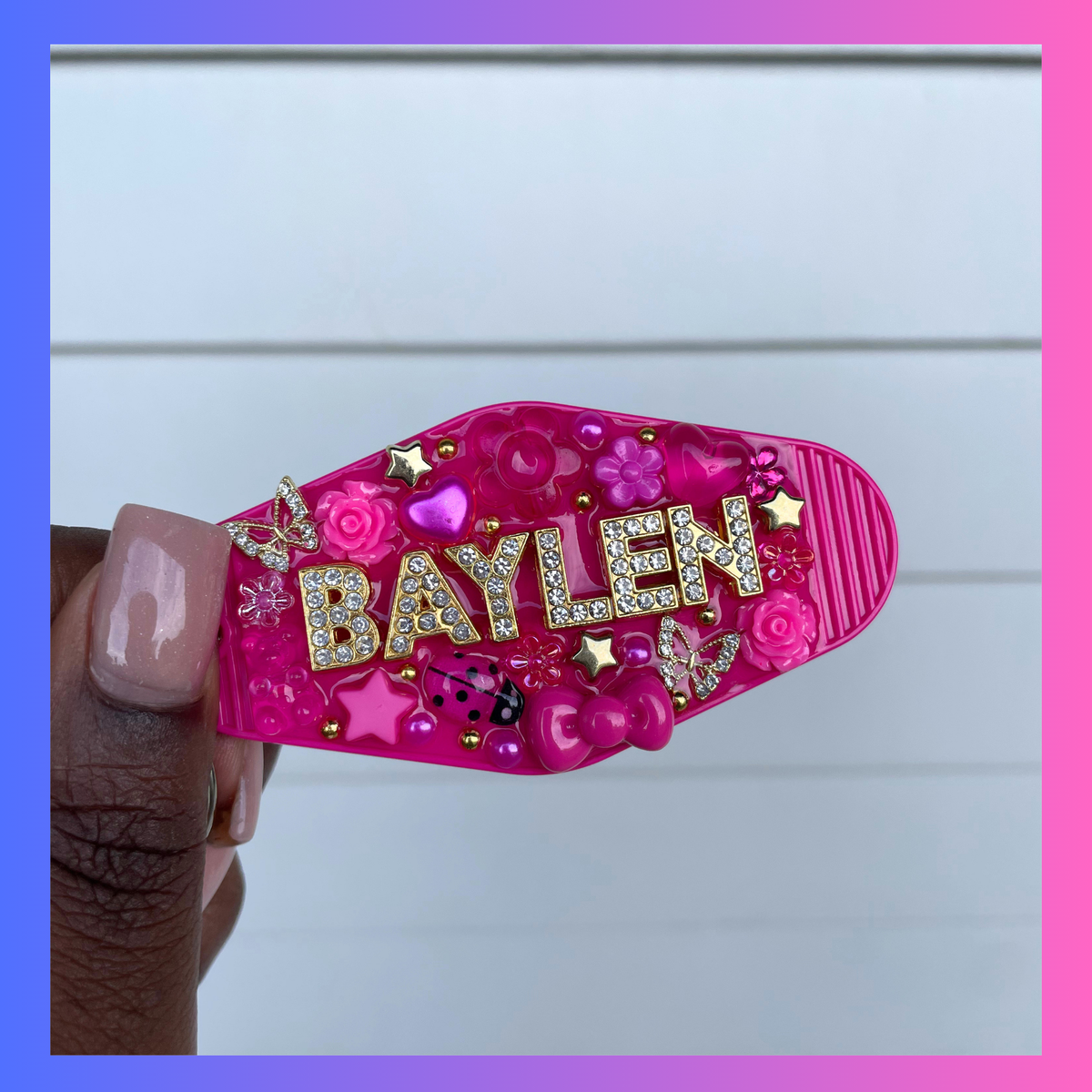 Junk Keychain - Hot Pink