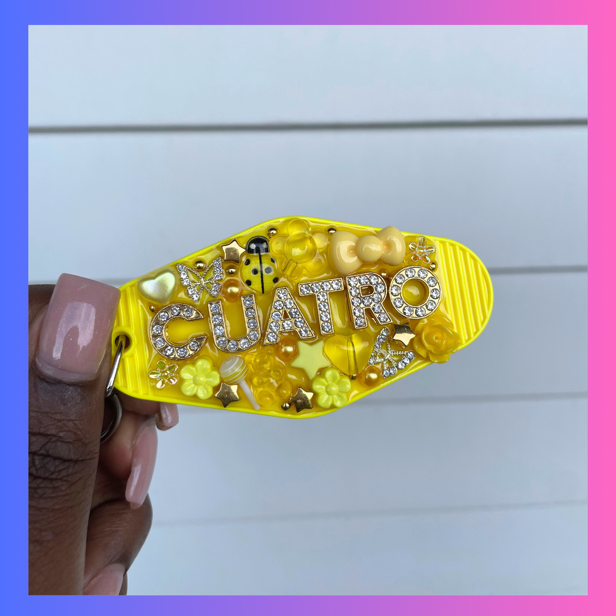 Junk Keychain - Yellow