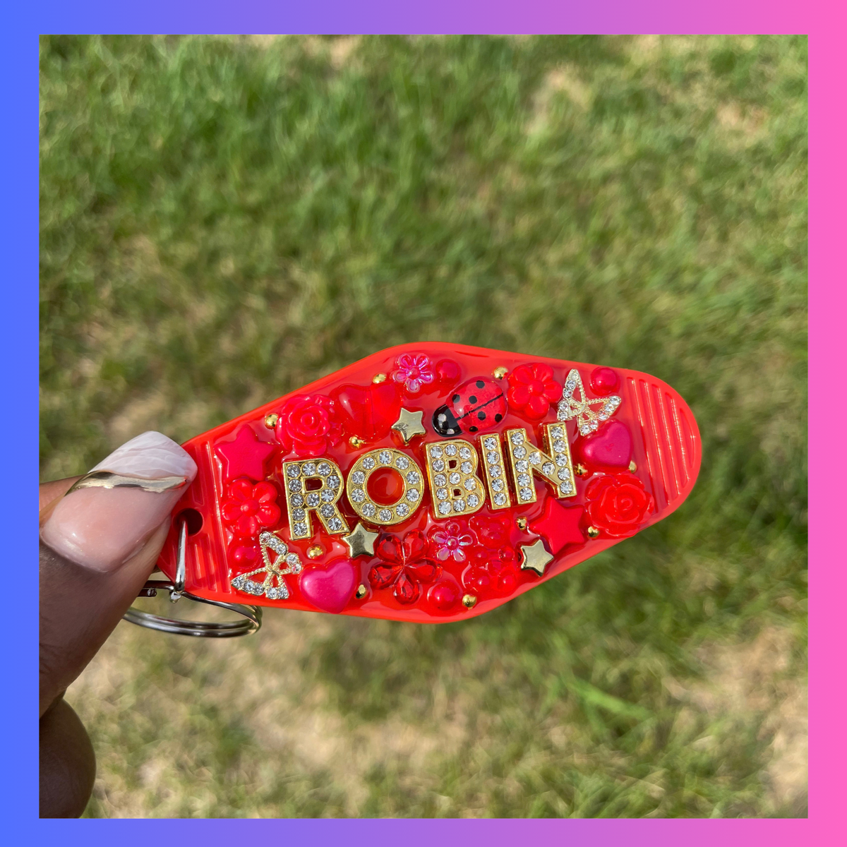 Junk Keychain - Red