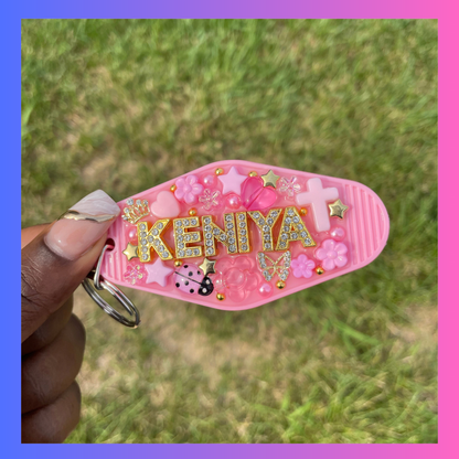 Junk Keychain - Light Pink
