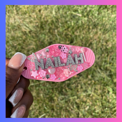 Junk Keychain - Light Pink