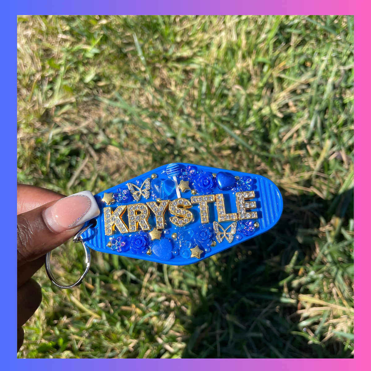 Junk Keychain - Royal Blue