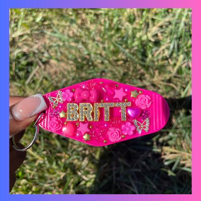Junk Keychain - Hot Pink