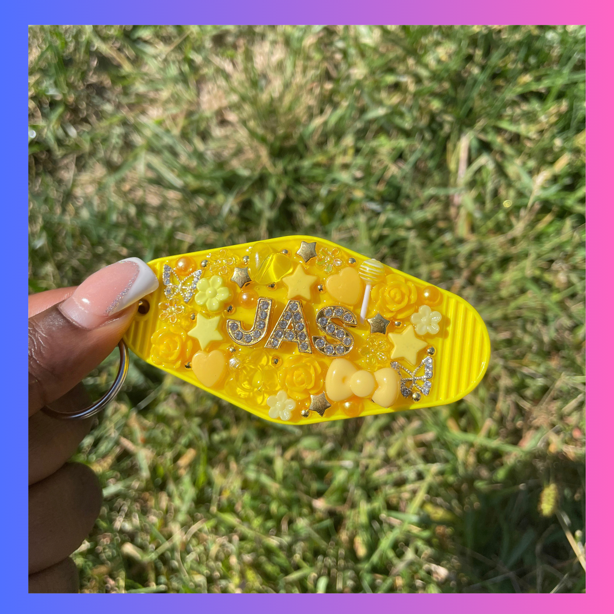 Junk Keychain - Yellow