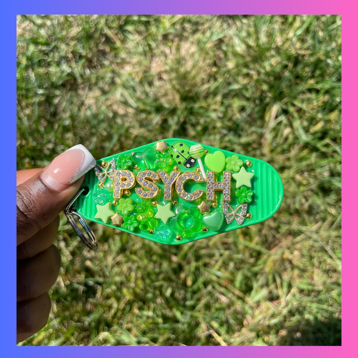 Junk Keychain - Spring Green