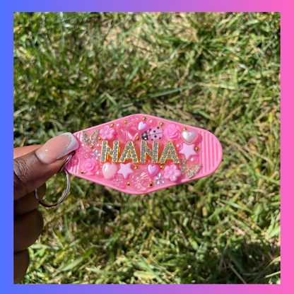 Junk Keychain - Light Pink
