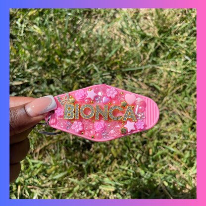 Junk Keychain - Light Pink