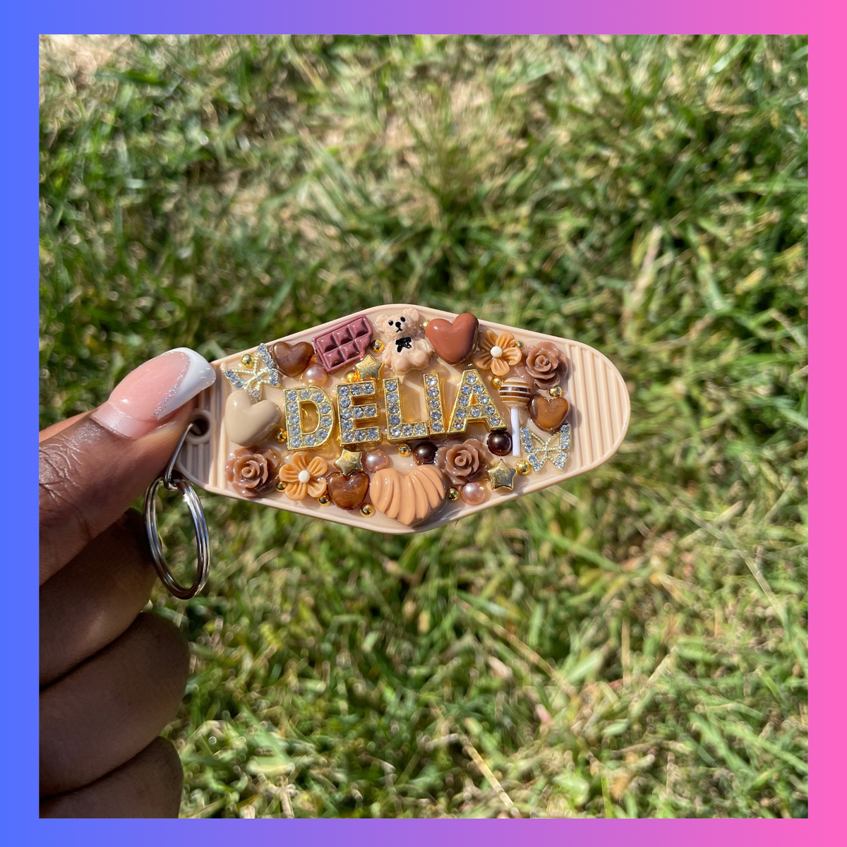 Junk Keychain - Beige
