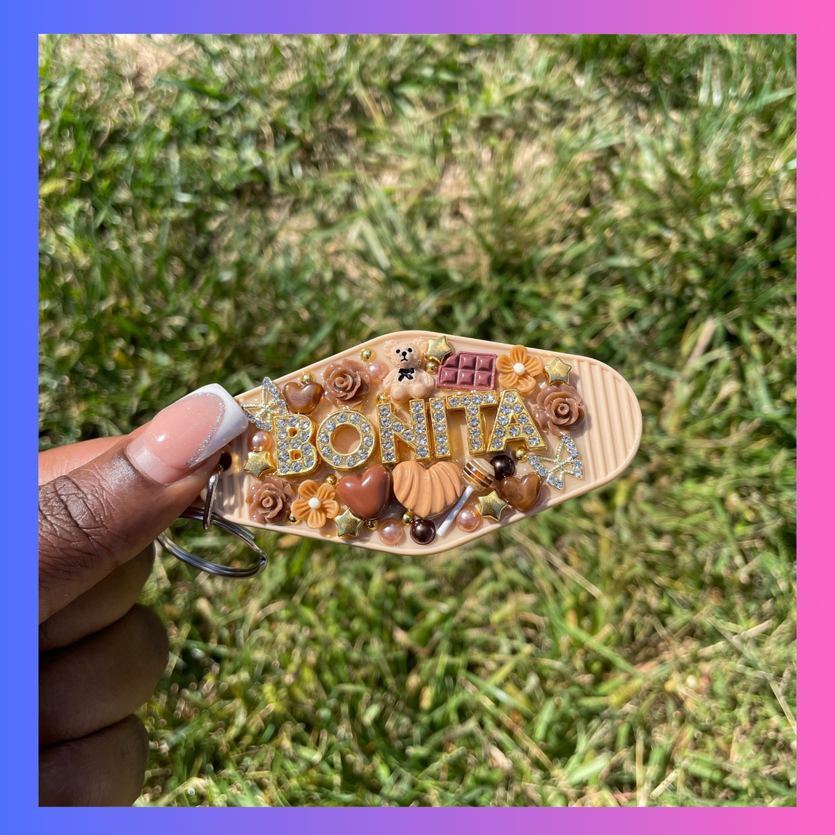 Junk Keychain - Beige