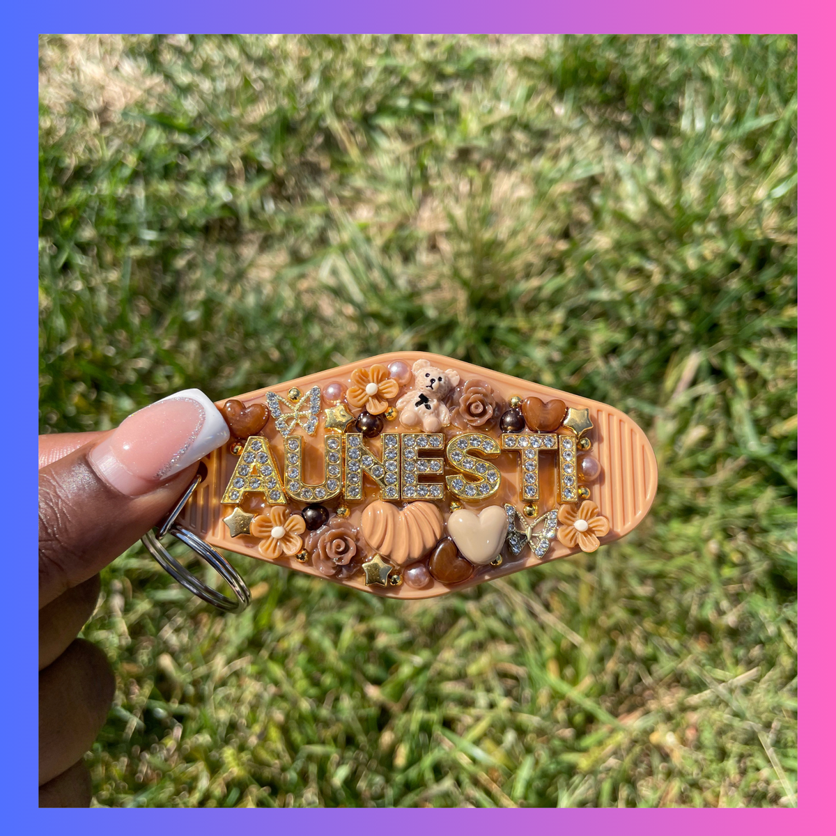 Junk Keychain - Brown