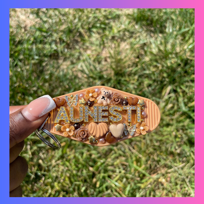 Junk Keychain - Brown