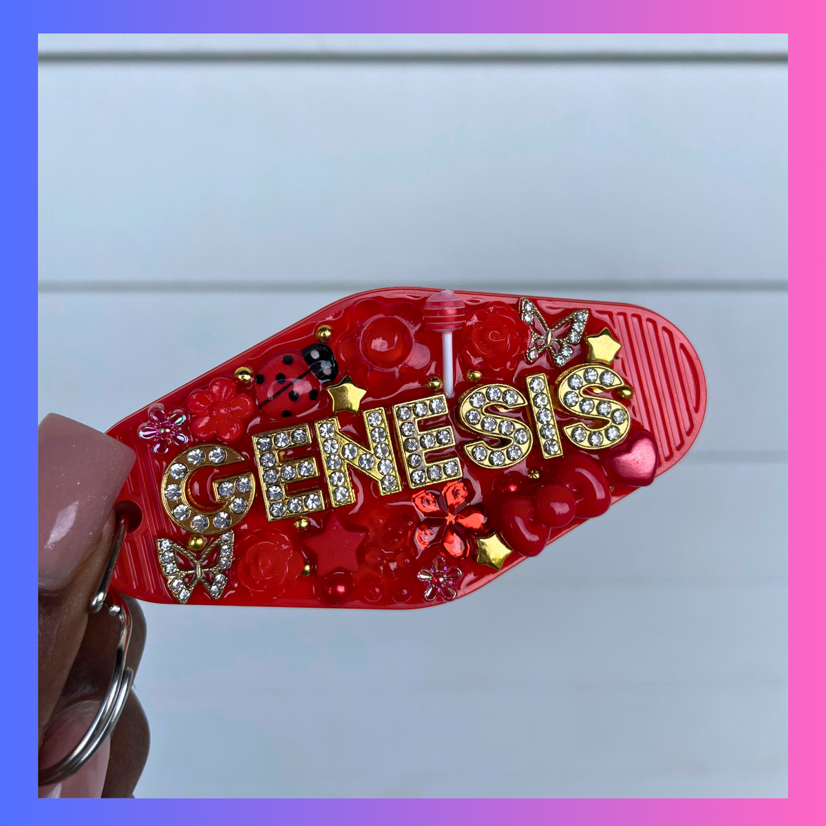 Junk Keychain - Red