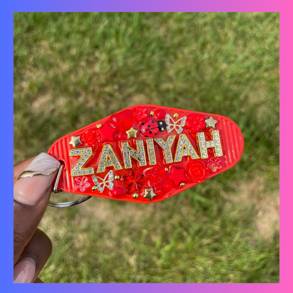 Junk Keychain - Red