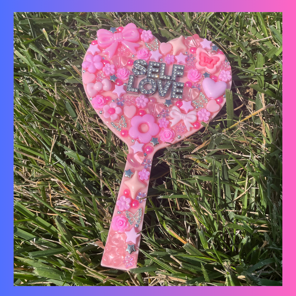 Junk Handheld Heart Mirrors