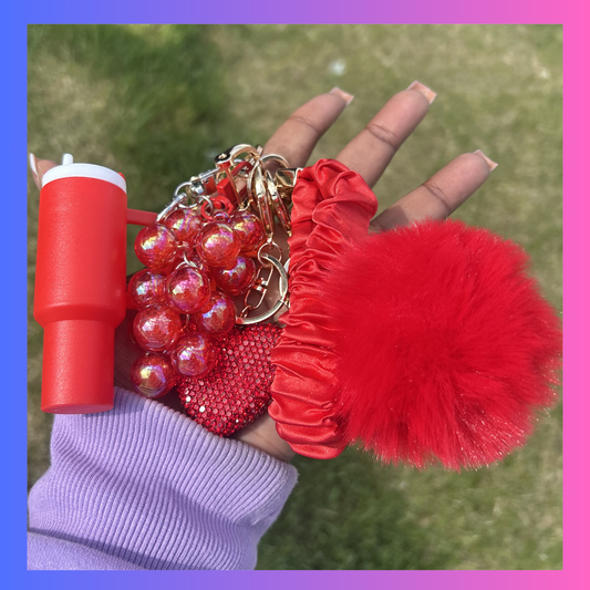 Red Bag Charm Bundle