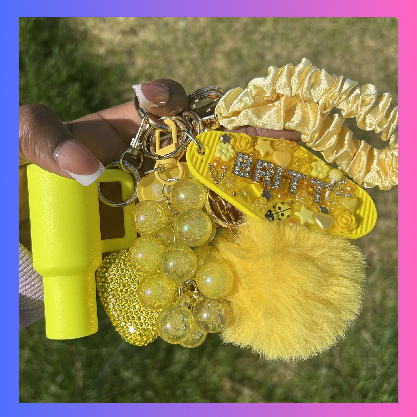 Yellow Bag Charm Bundle