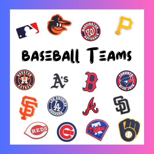 Baseball Team Charms