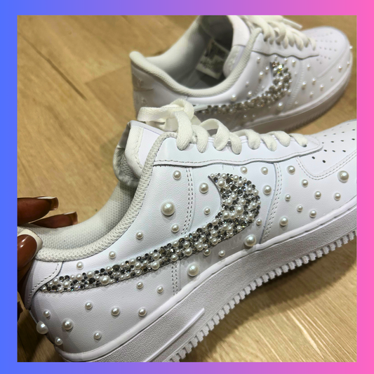 Rhinestone Nike Forces